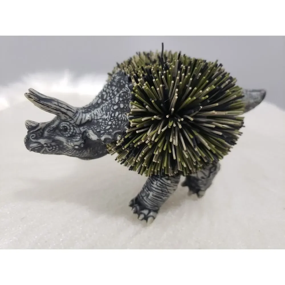 1996 Jurassic Park Lost World III Triceratops Koosh Ball Dinosaur JP Vintage Toy